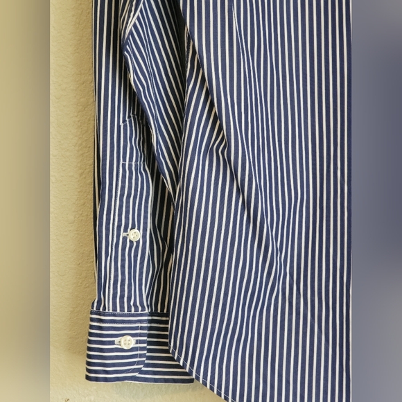 Ralph Lauren Men's Blue Striped Shirt - Picture 6 of 8